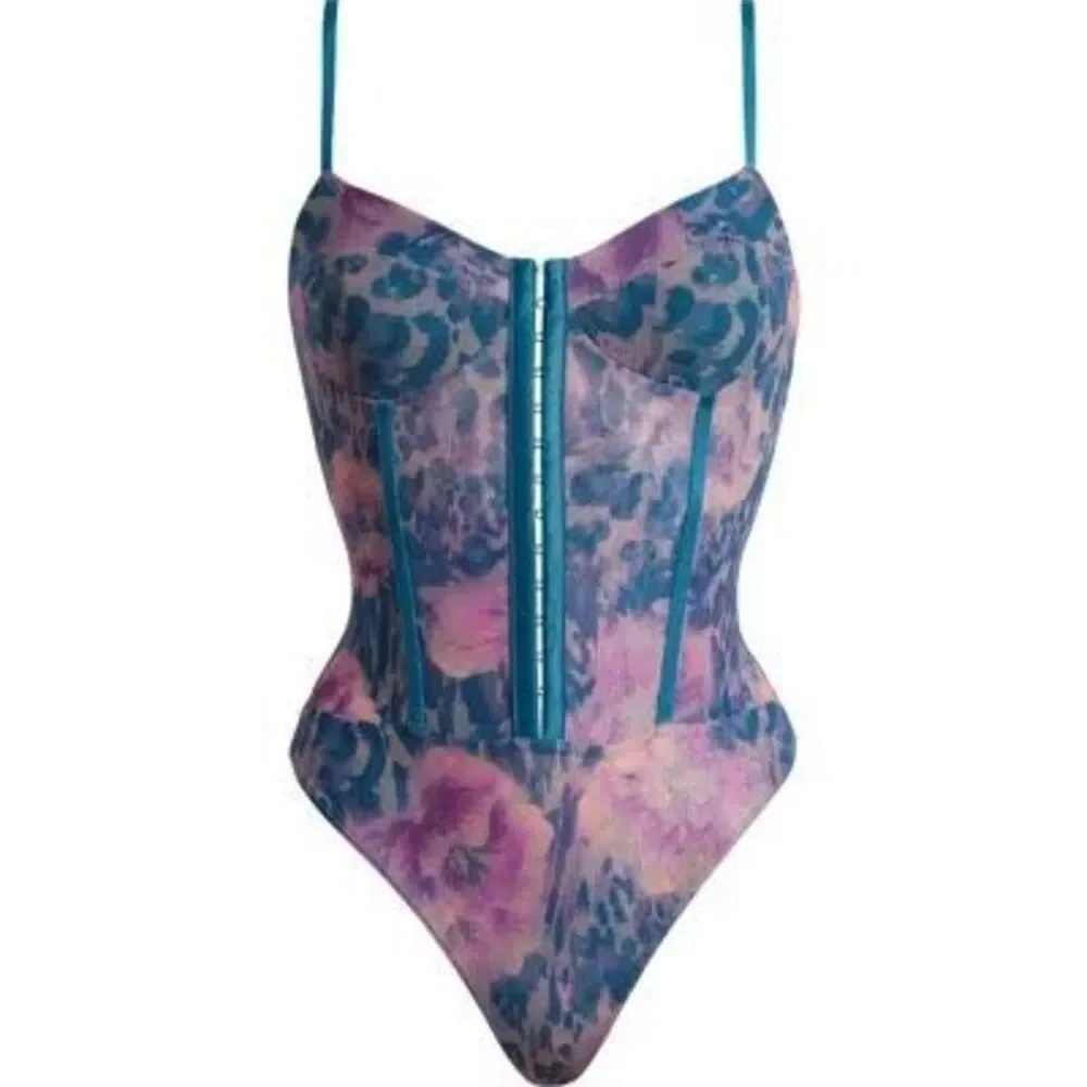 Free people printed night rhythm bodysuit